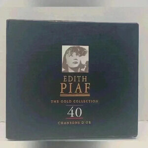 Edith Piaf The Gold Collection 40 Chansons Door Double Audio  CD